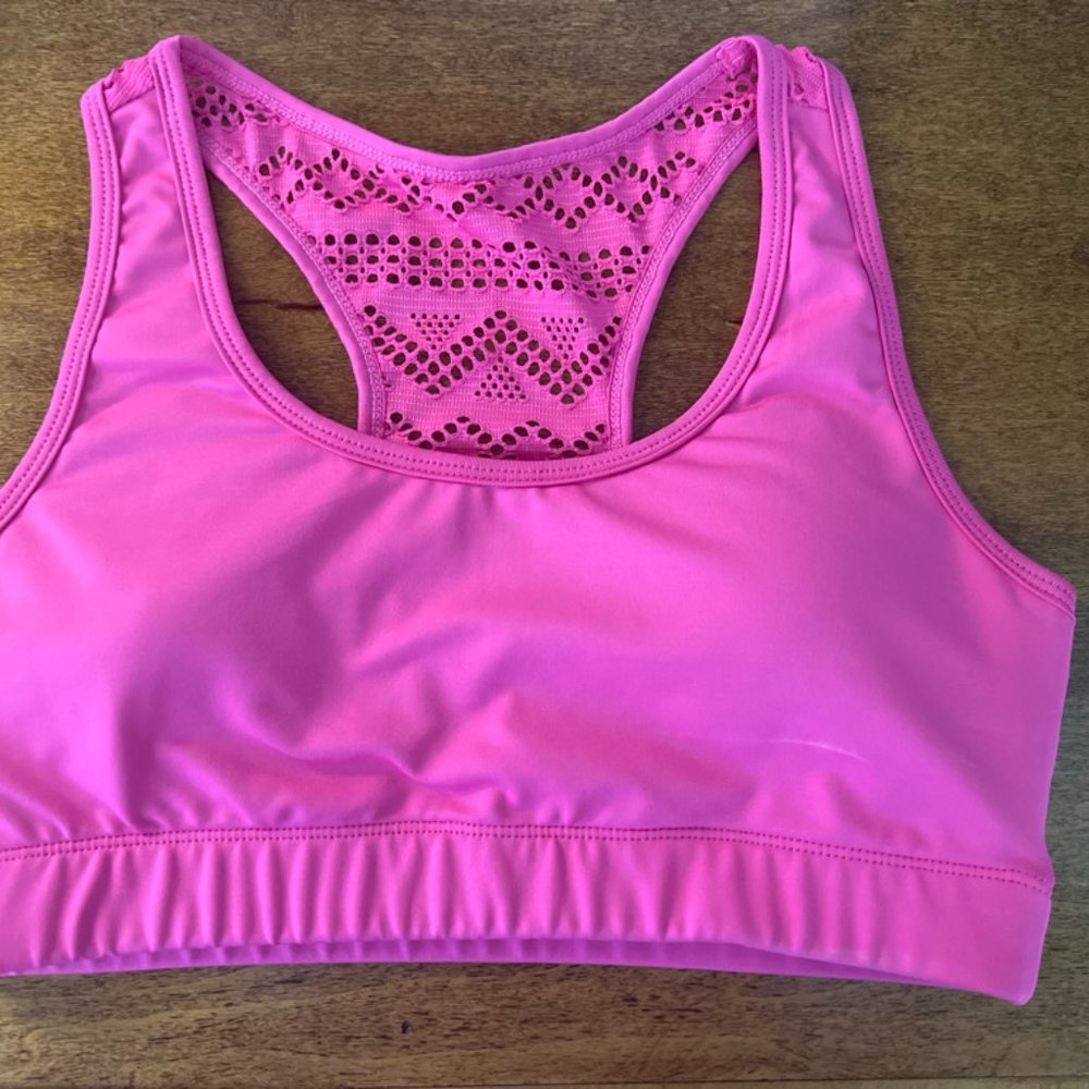 VGUC Hot Pink Zyia Bomber Bra size M
